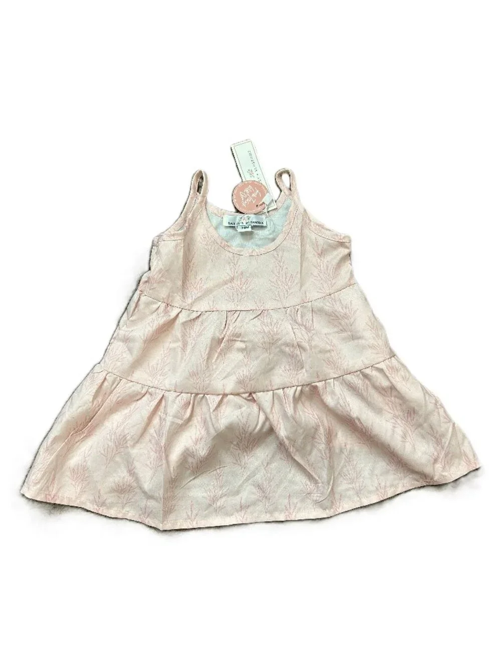 Bailey's Blossoms Pink Tiered Dress 3-6 mos NWT